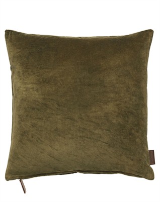 Velvet Soft Pude - Mustard - 50 x 50 Cm